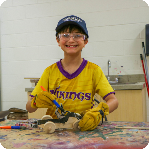archer at woodworking